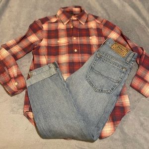 Ralph Lauren Plaid Shirt & Jeans